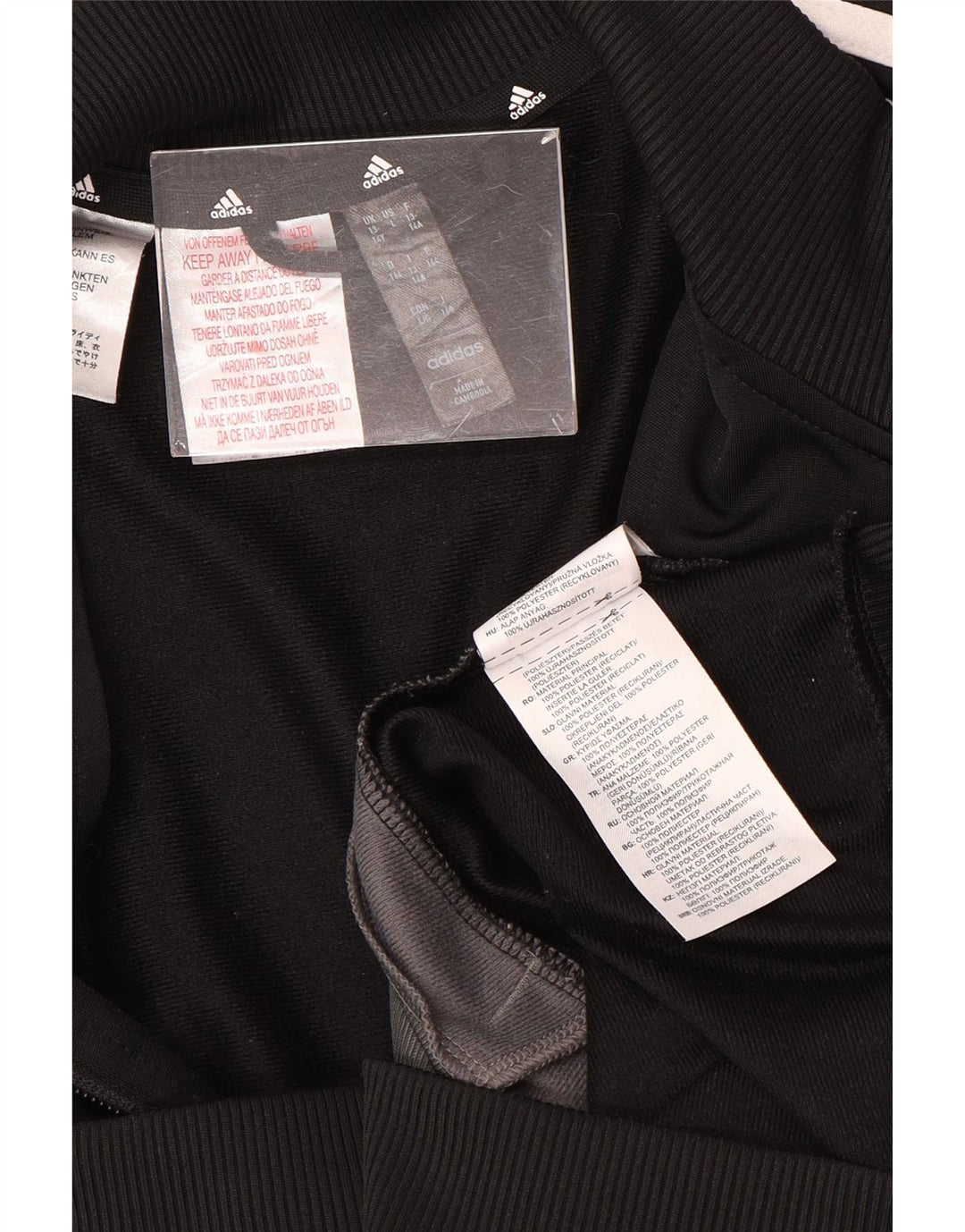 ADIDAS Aeroready træningsdragt til drenge 13-14 år Sort Colourblock