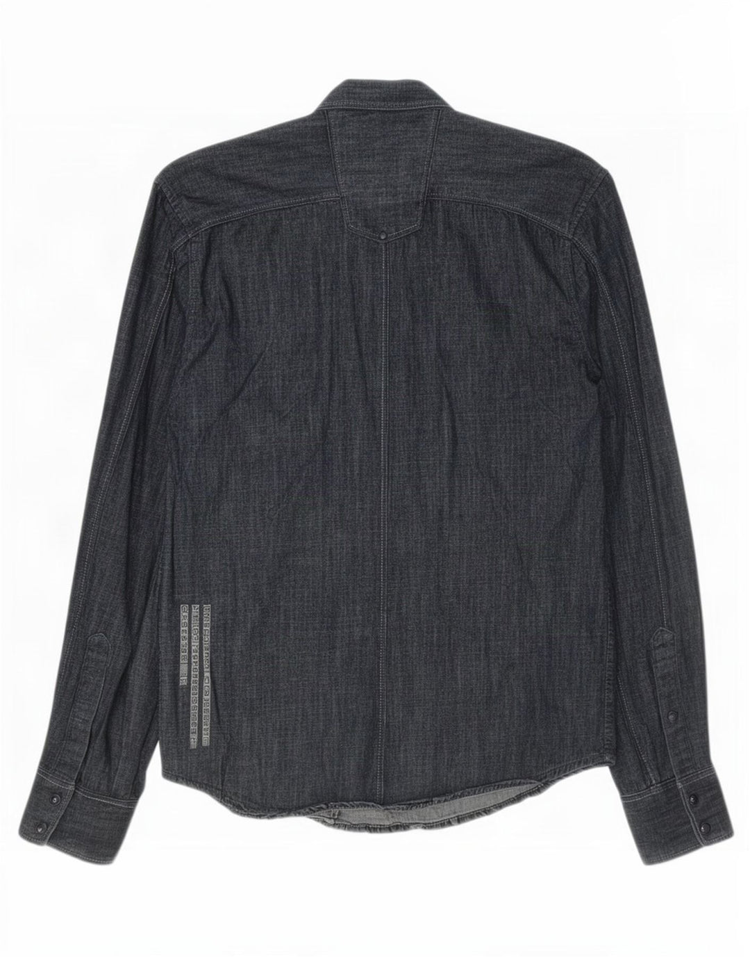 Jack & Jones Denimskjorte til mænd, lille marineblå bomuld