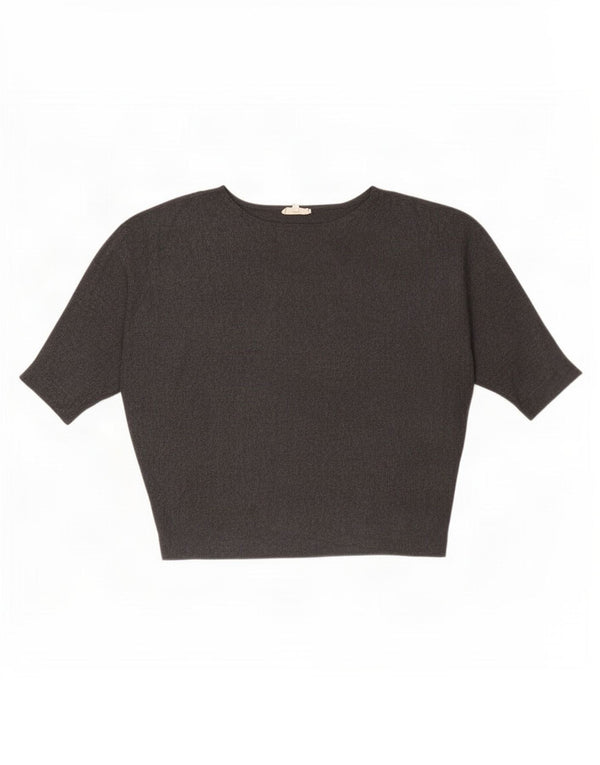 Phase Eight Damebluse Top UK 16 Stor Grå Viscose