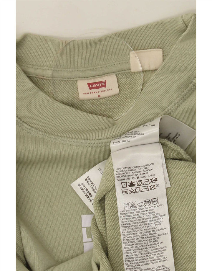 Levi's Sweatshirt til mænd mellem grøn bomuld