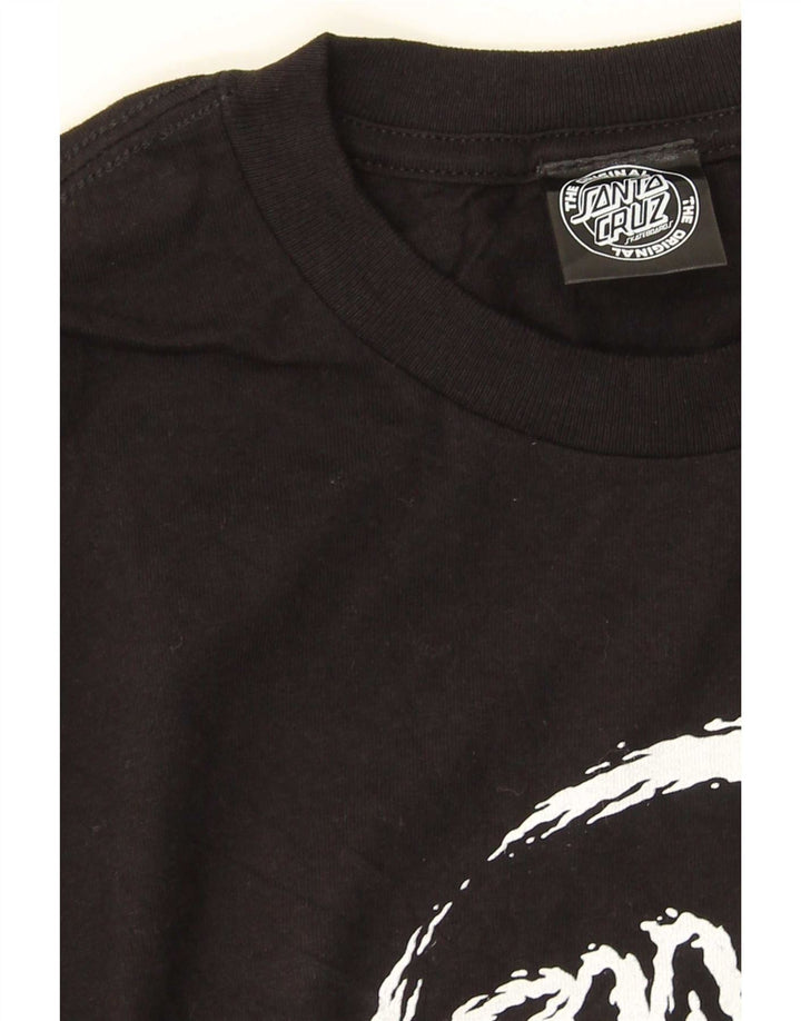 Santa Cruz Herre grafisk T-shirt Top Medium Sort