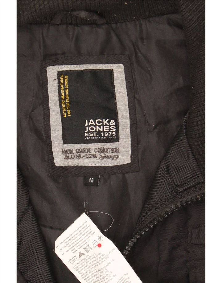 Jack & Jones Bomberjakke til mænd UK 38 Medium Sort Nylon