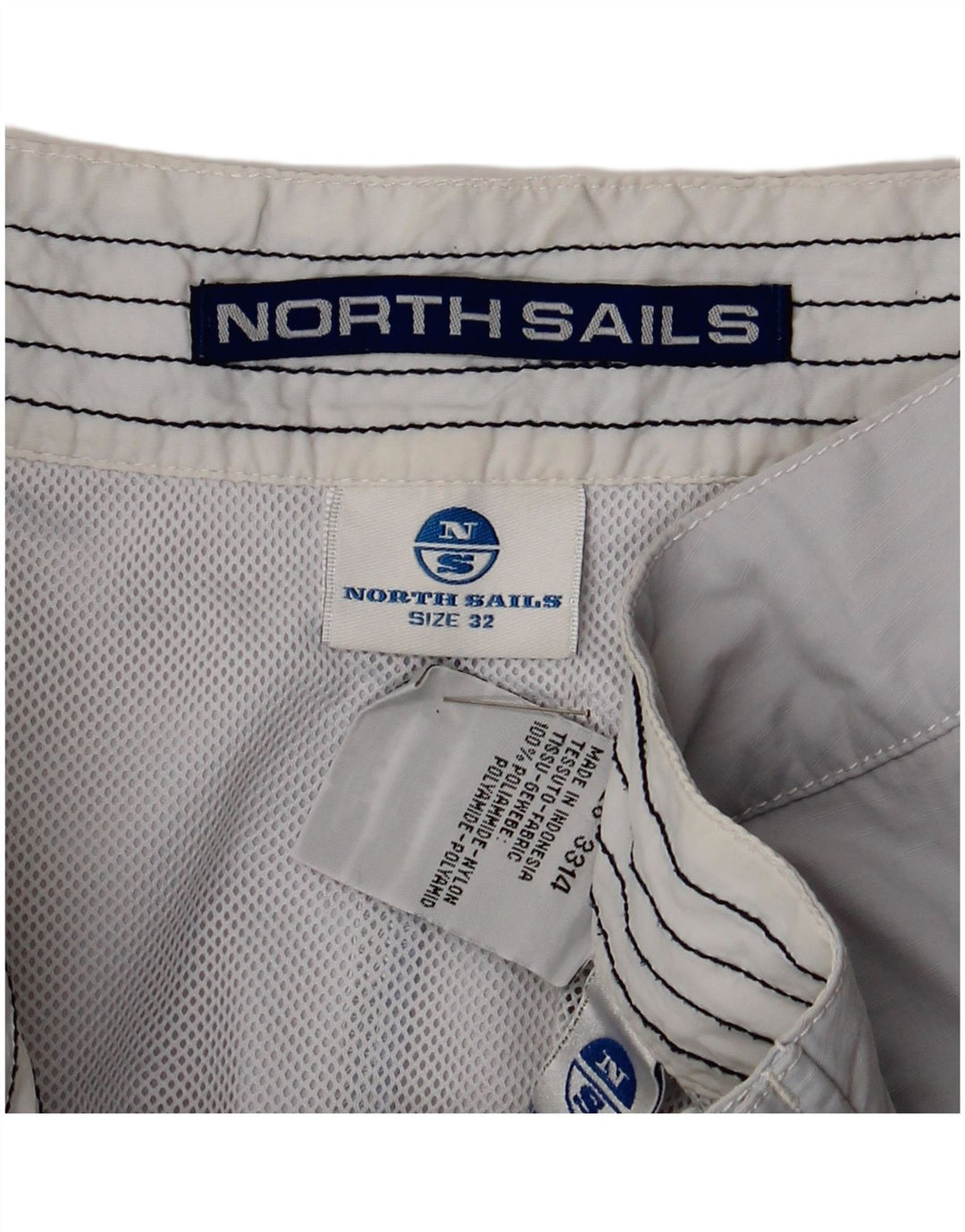 North Sails Herre grafiske badeshorts Medium Grå Nylon
