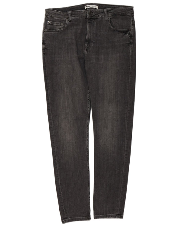 Zara Herre Skinny Jeans EU 44 Large W34 L31 Grå
