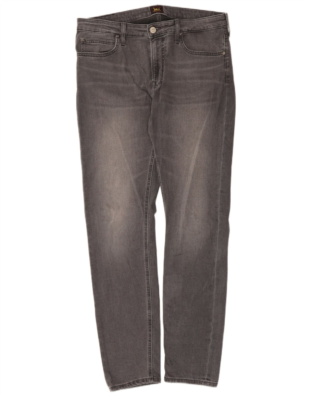 Lee Herre Malone Slim Jeans W34 L32 Grå Bomuld