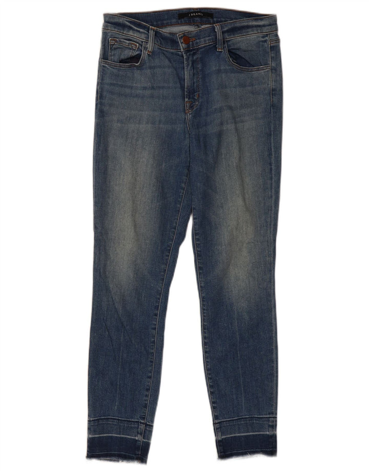 J MÆRKE Dame Mid Rise Capri Jeans W28 L27 Blå Bomuld