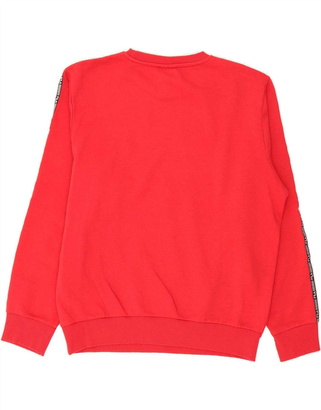FILA Mens Graphic Sweatshirt Jumper Large Red Cotton Vintage Fila and Second-Hand Fila from Messina Hembry 