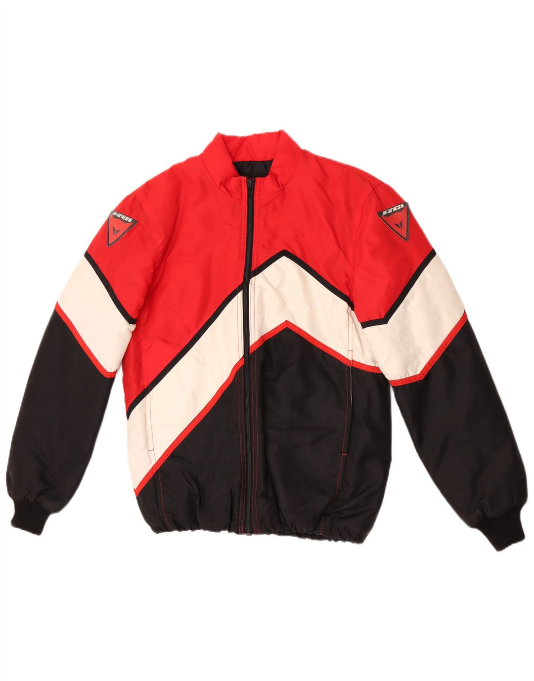 Dainese Herre grafisk racerjakke IT 42 XS Rød Colourblock Polyamid