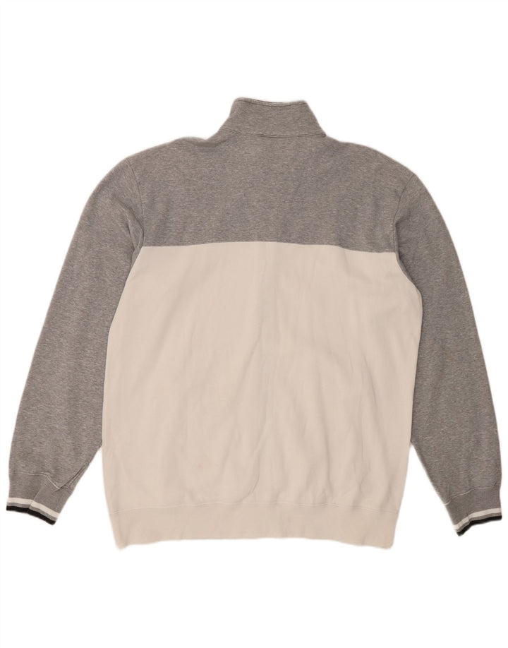 CHAMPION Træningsdragt til mænd Topjakke 2XL Hvid Colourblock Bomuld