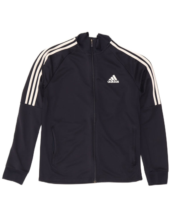 Adidas Aeroready træningsdragt topjakke til mænd UK 40/42 Medium Navy Blue