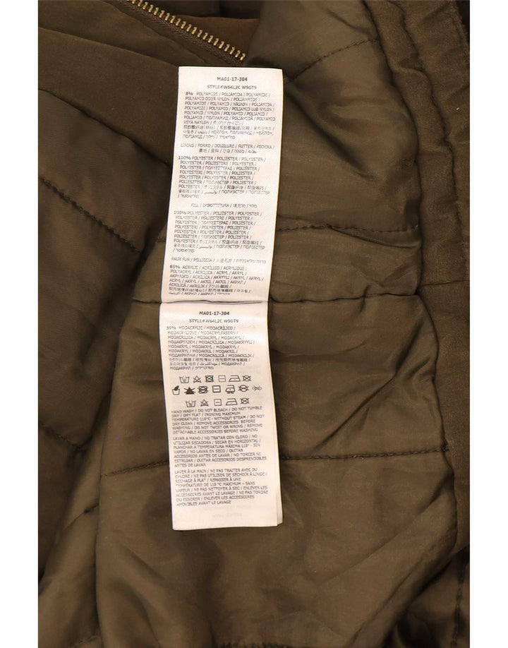 Guess oversized hættejakke til kvinder, DK 6 XS Khaki Polyester