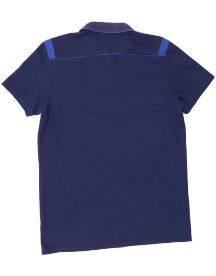 ADIDAS Mens Climalite Polo Shirt Medium Navy Blue Vintage Adidas and Second-Hand Adidas from Messina Hembry 