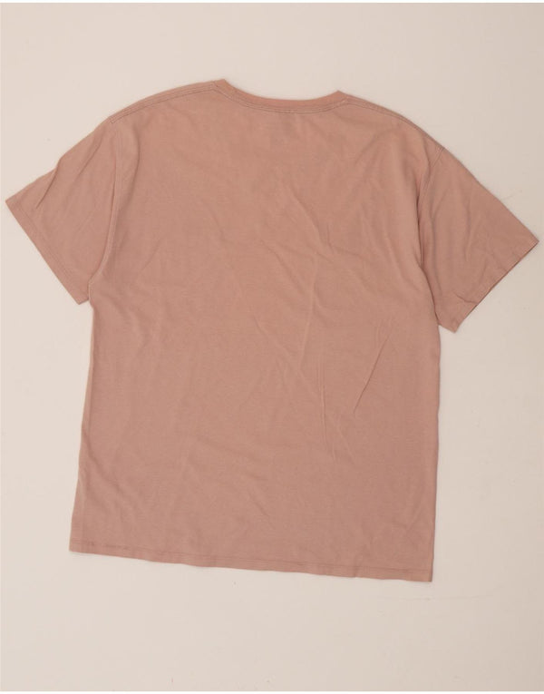 Champion Mens Graphic T-Shirt Top Large Pink