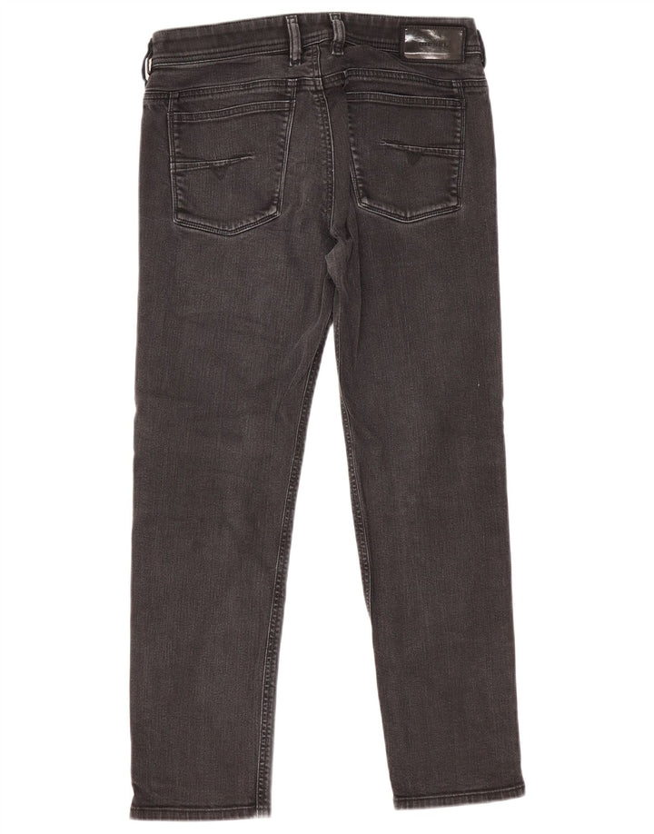 Diesel Dame Straight Jeans W29 L26 Grå Bomuld