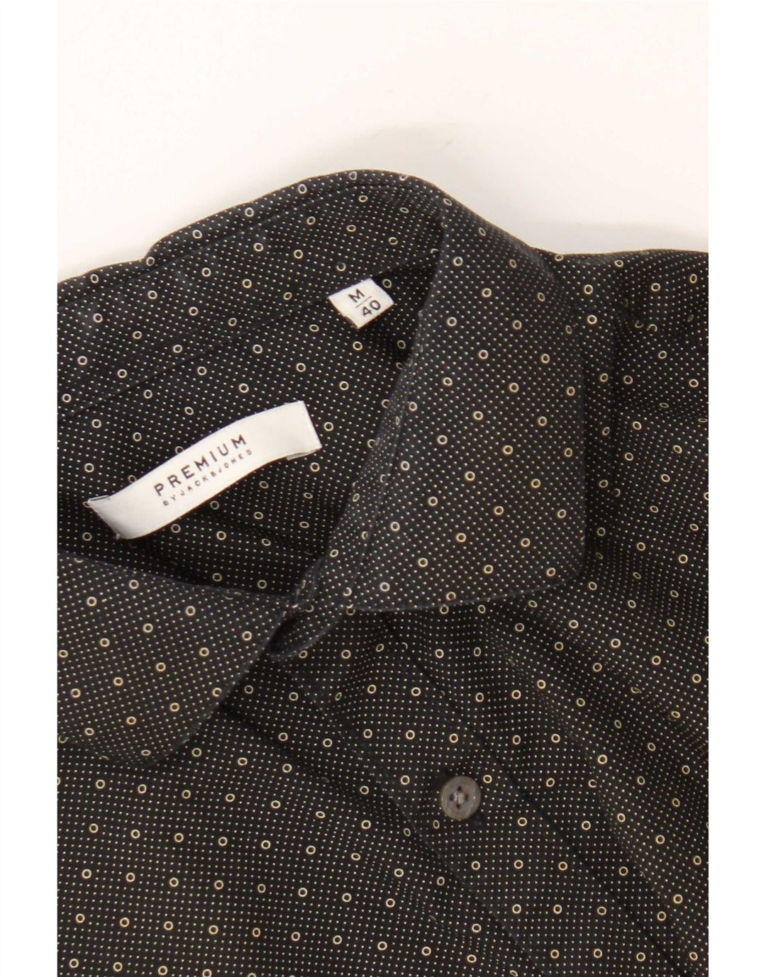 Jack & Jones Herreskjorte str. 40 Medium Sort Polka Dot
