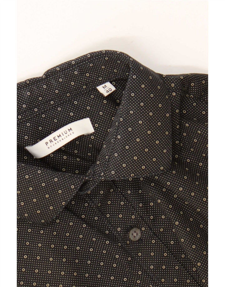 Jack & Jones Herreskjorte str. 40 Medium Sort Polka Dot