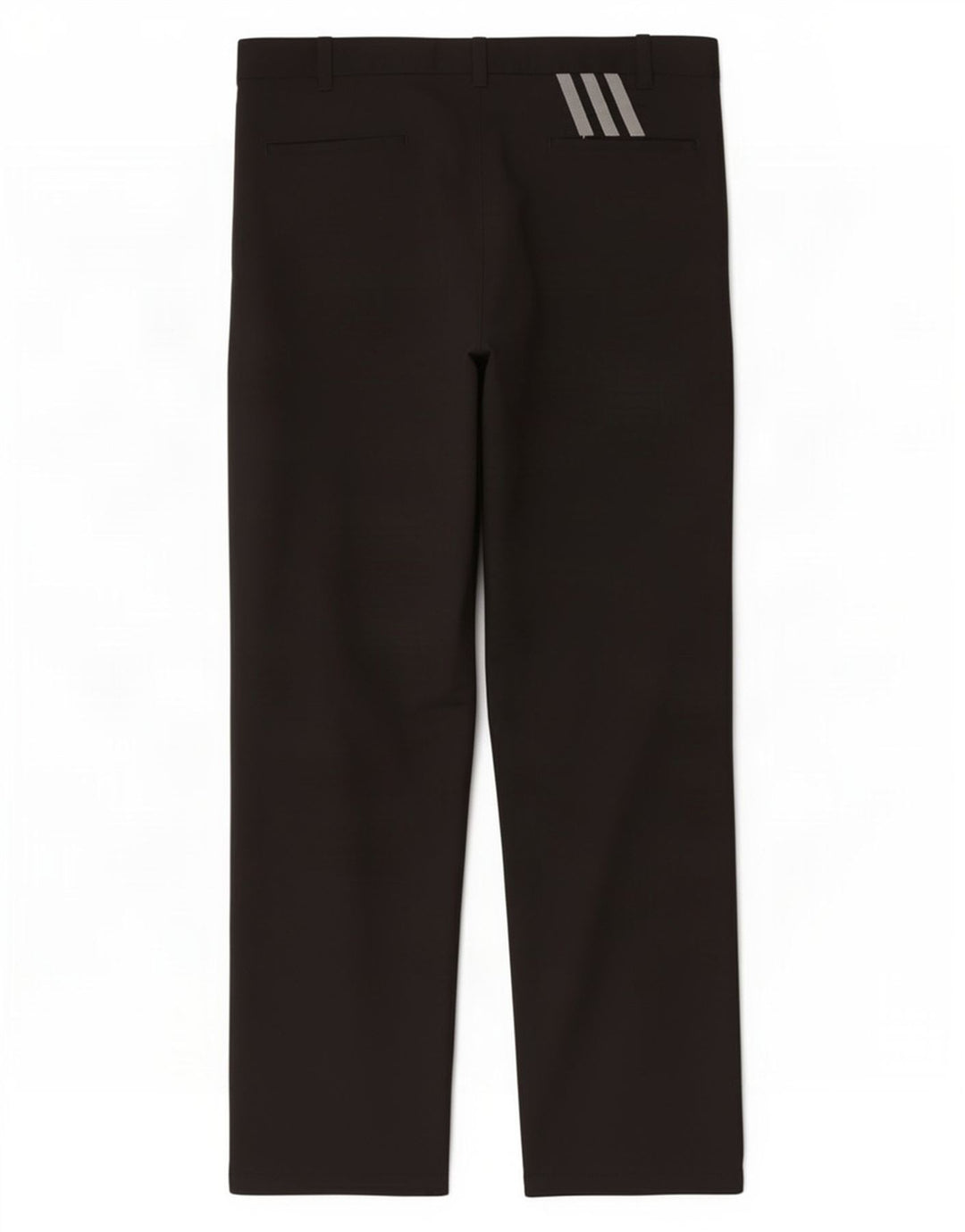 Adidas Straight Chino-bukser til mænd W38 L29 Sort polyester