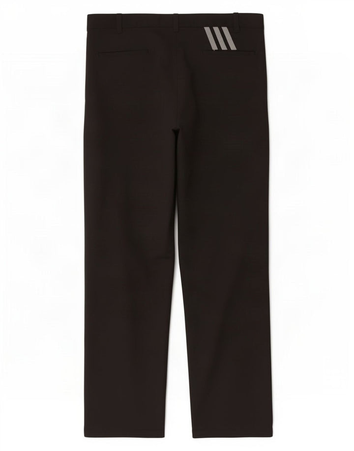 Adidas Straight Chino-bukser til mænd W38 L29 Sort polyester