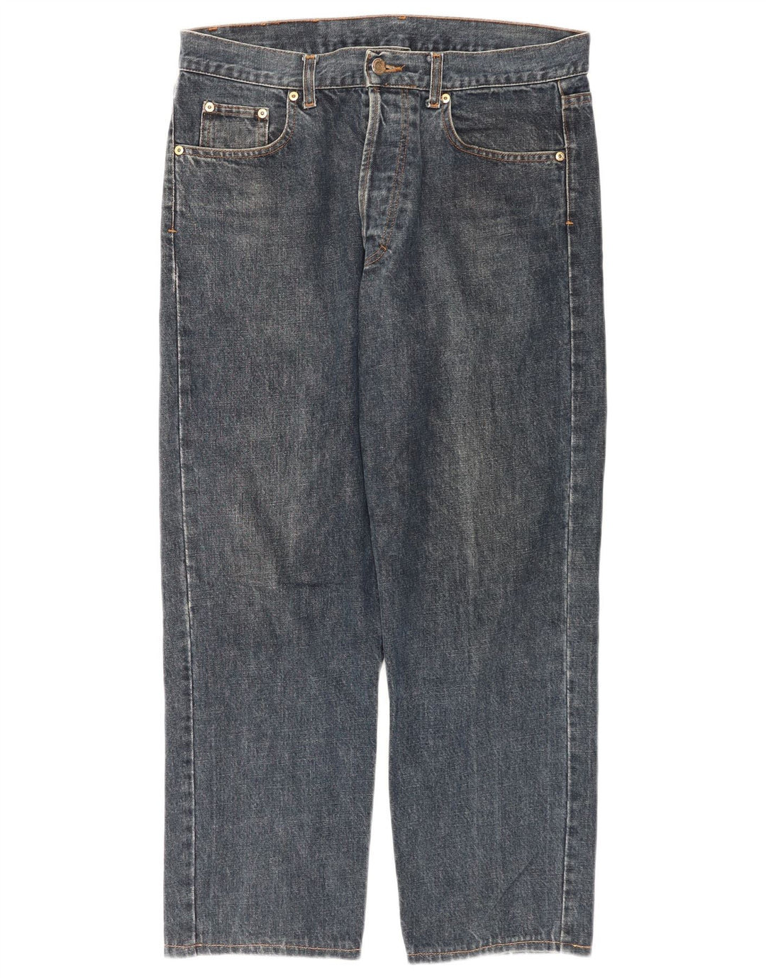 By American Straight Jeans til mænd W33 L28 Blå