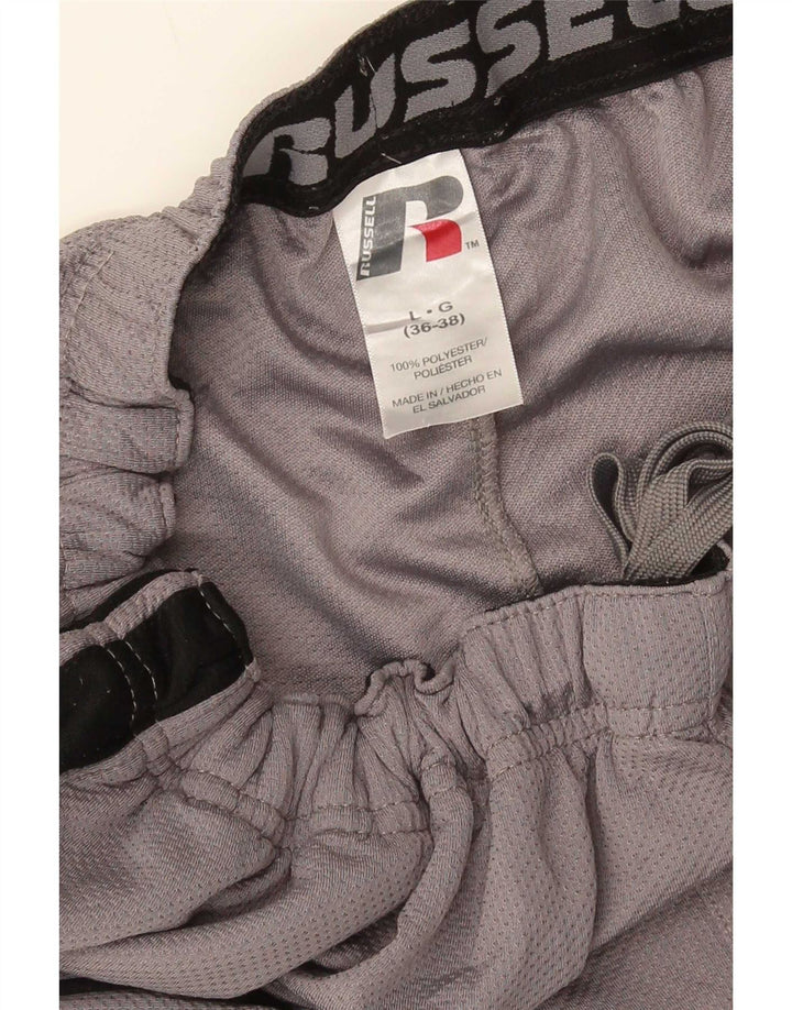 Russell Athletic Herre træningsdragt Bukser Large Grå Colourblock Polyester