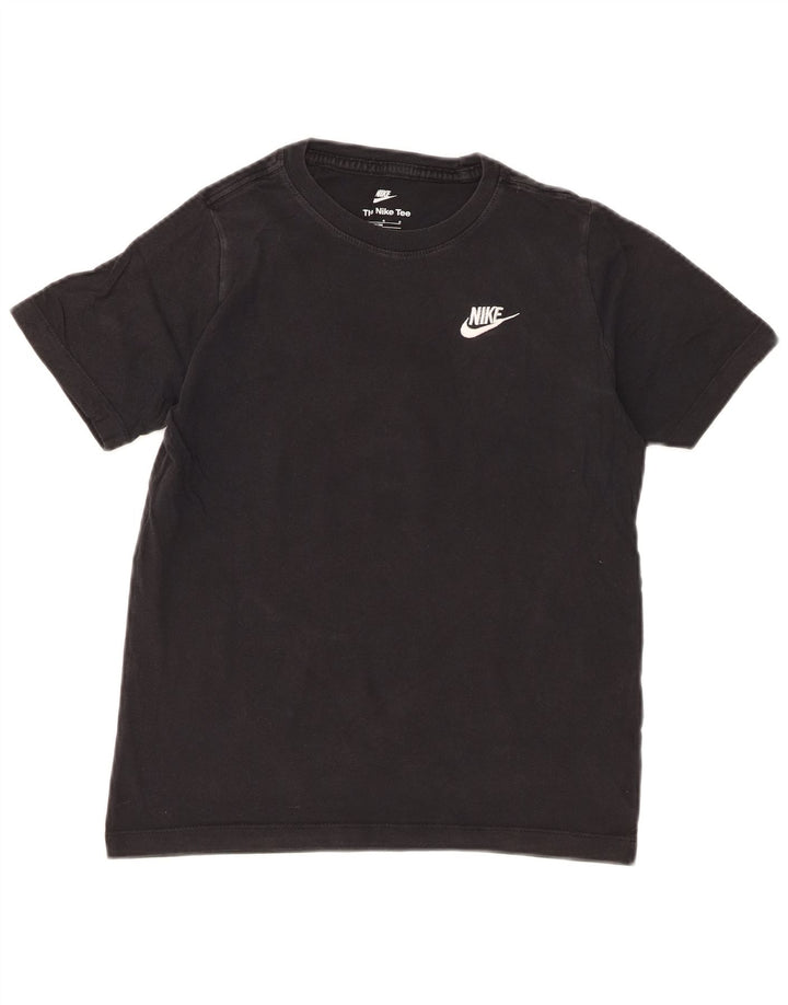 Nike Boys T-Shirt Top 12-13 år Stor sort bomuld