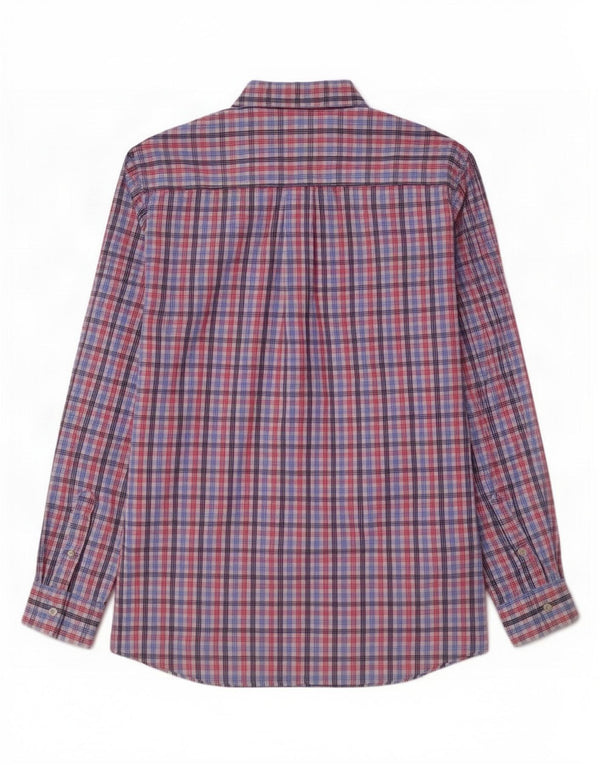 Chaps Mens Shirt Large Multicoloured Check Cotton