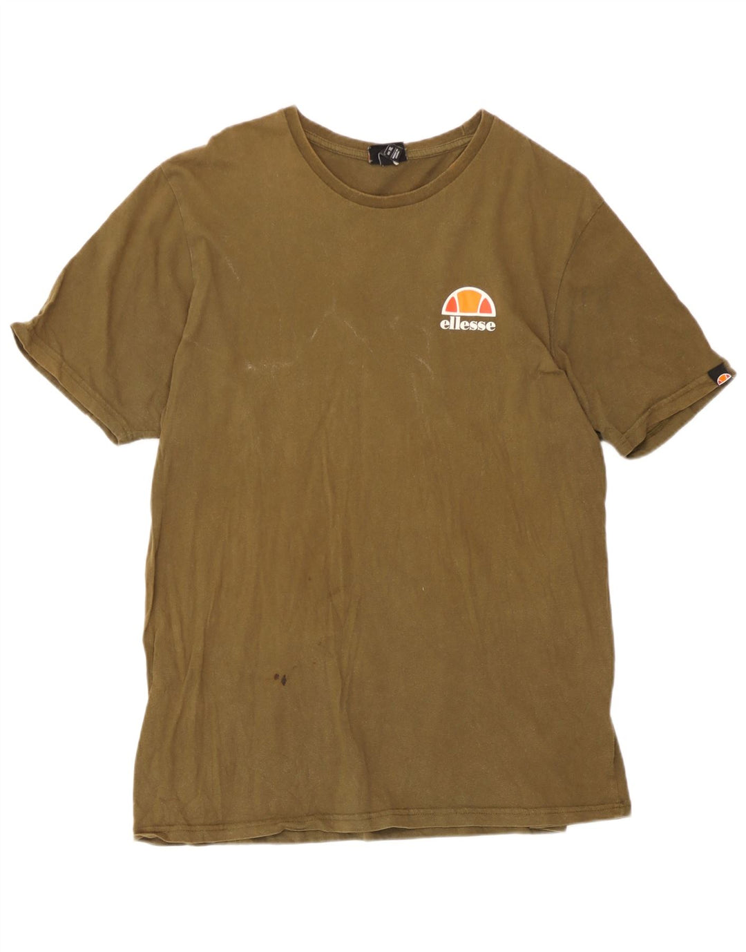 Ellesse Herre T-Shirt Top XL Khaki Bomuld