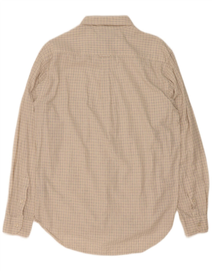 Fila Herreskjorte Medium Beige Ternet bomuld