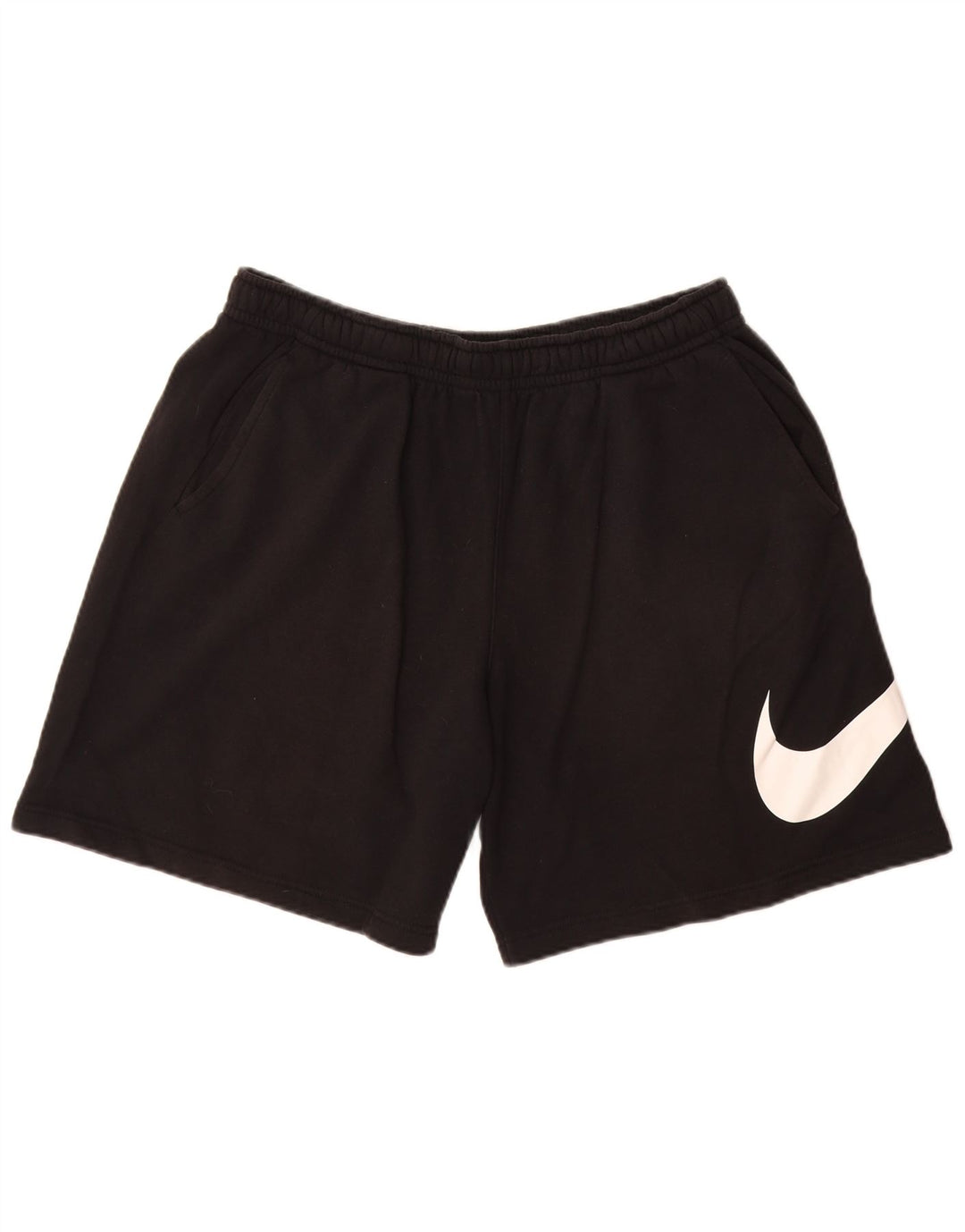 NIKE Grafiske sportsshorts til mænd, store sorte bomuld