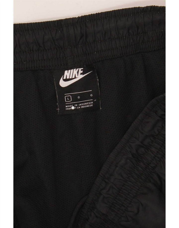 Nike træningsdragt bukser til mænd, joggers, store sorte polyester