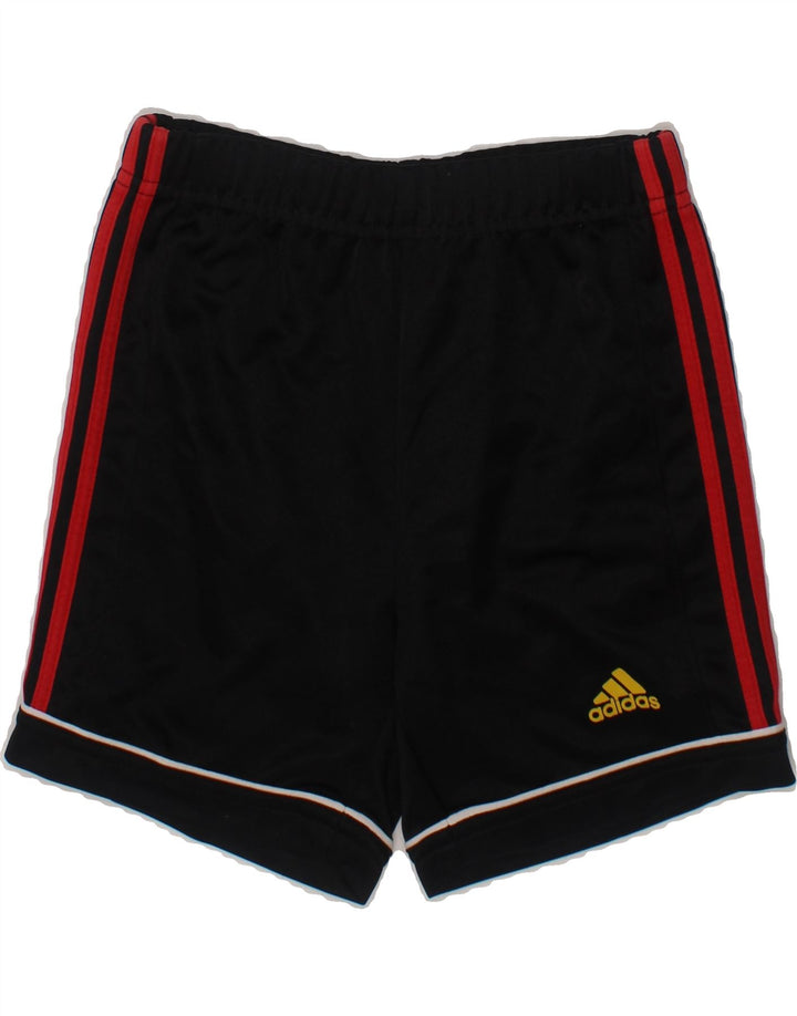 ADIDAS Boys Sport Shorts 3-4 Years  Black Polyester Vintage Adidas and Second-Hand Adidas from Messina Hembry 