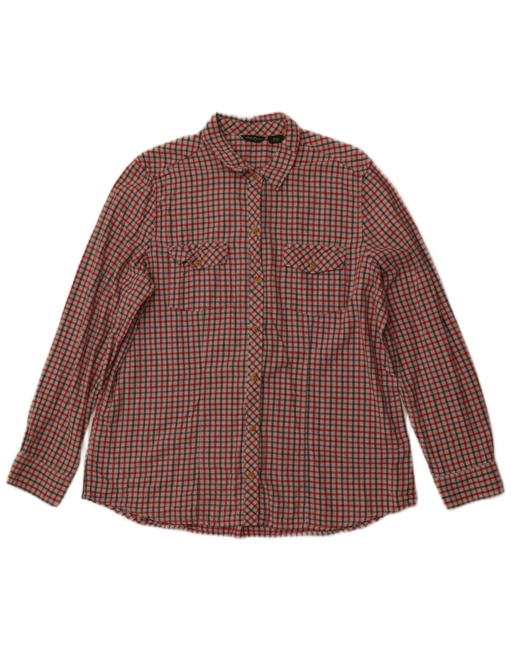 Eddie Bauer Dameskjorte UK 18 XL Flerfarvet ternet bomuld