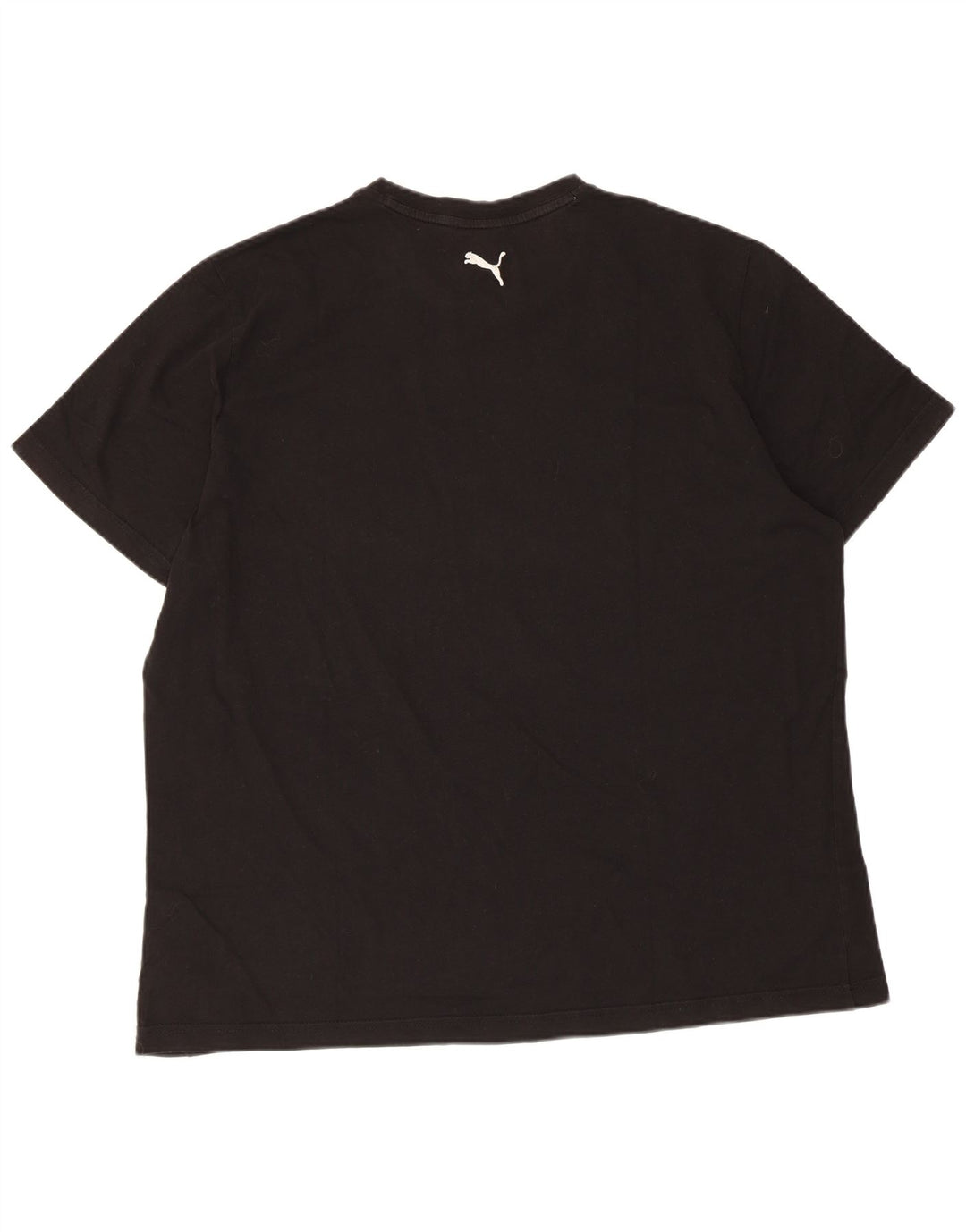 Puma Herre Grafisk T-Shirt Top 2XL Sort Bomuld