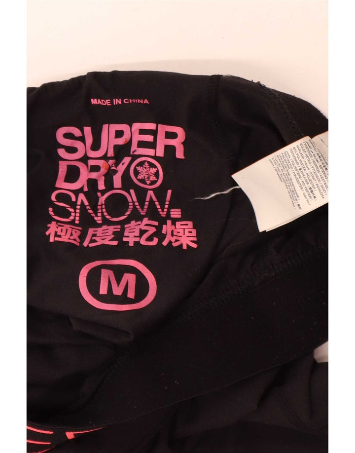 Superdry Graphic Leggings til kvinder UK 14 Medium Black Polyester
