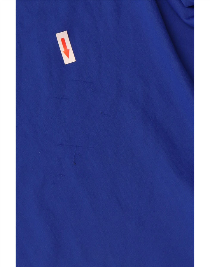 Adidas Herre Climalite T-Shirt Top Stor Blå Colourblock Polyester