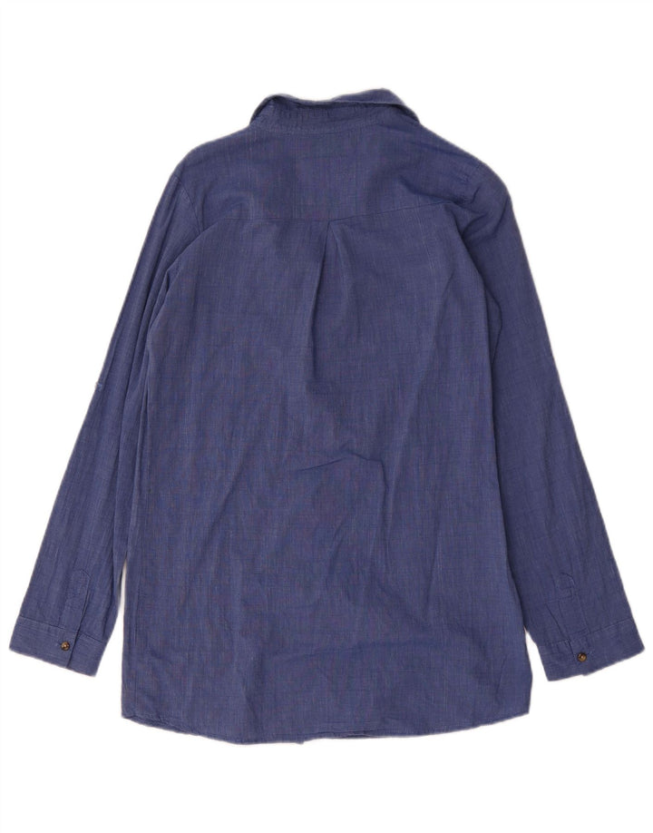 Brugi Dame Smoking Shirt UK 14 Medium Blue