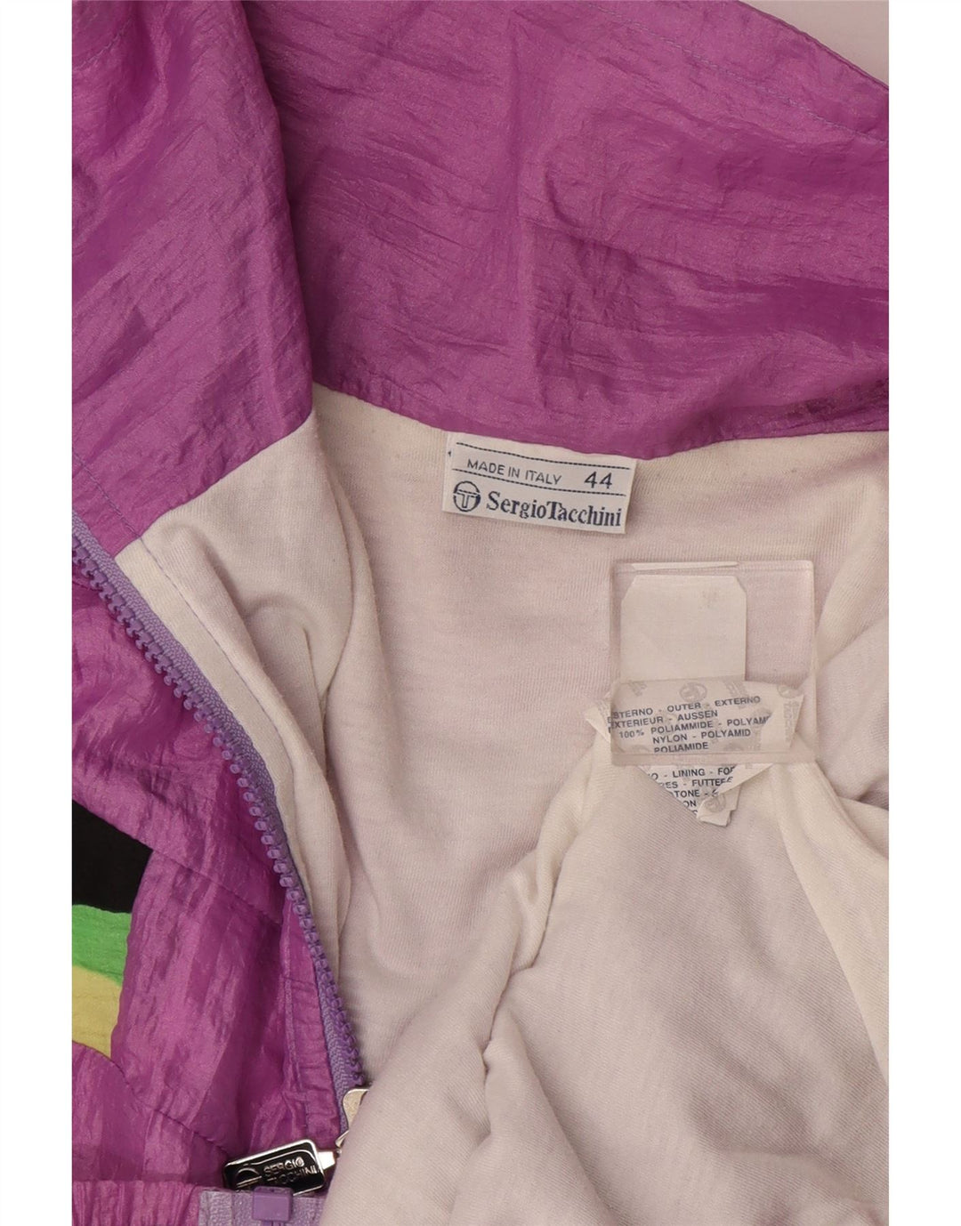 Sergio Tacchini hel træningsdragt til kvinder IT 44 Medium Lilla Colourblock