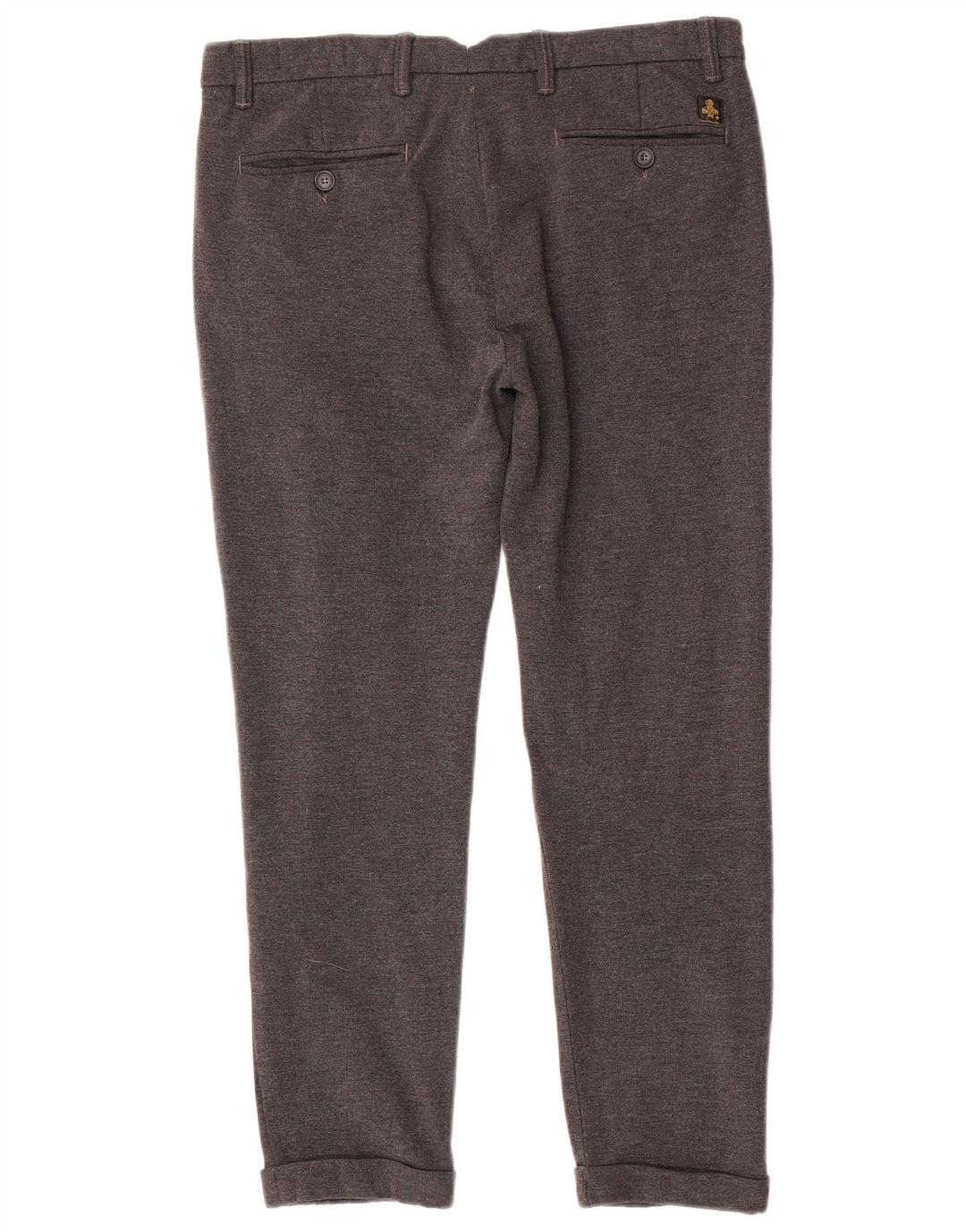 Refrigiwear Herre Slim Chino Bukser W32 L28 Grå Polyamid