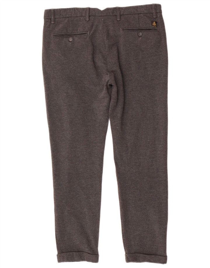 Refrigiwear Herre Slim Chino Bukser W32 L28 Grå Polyamid