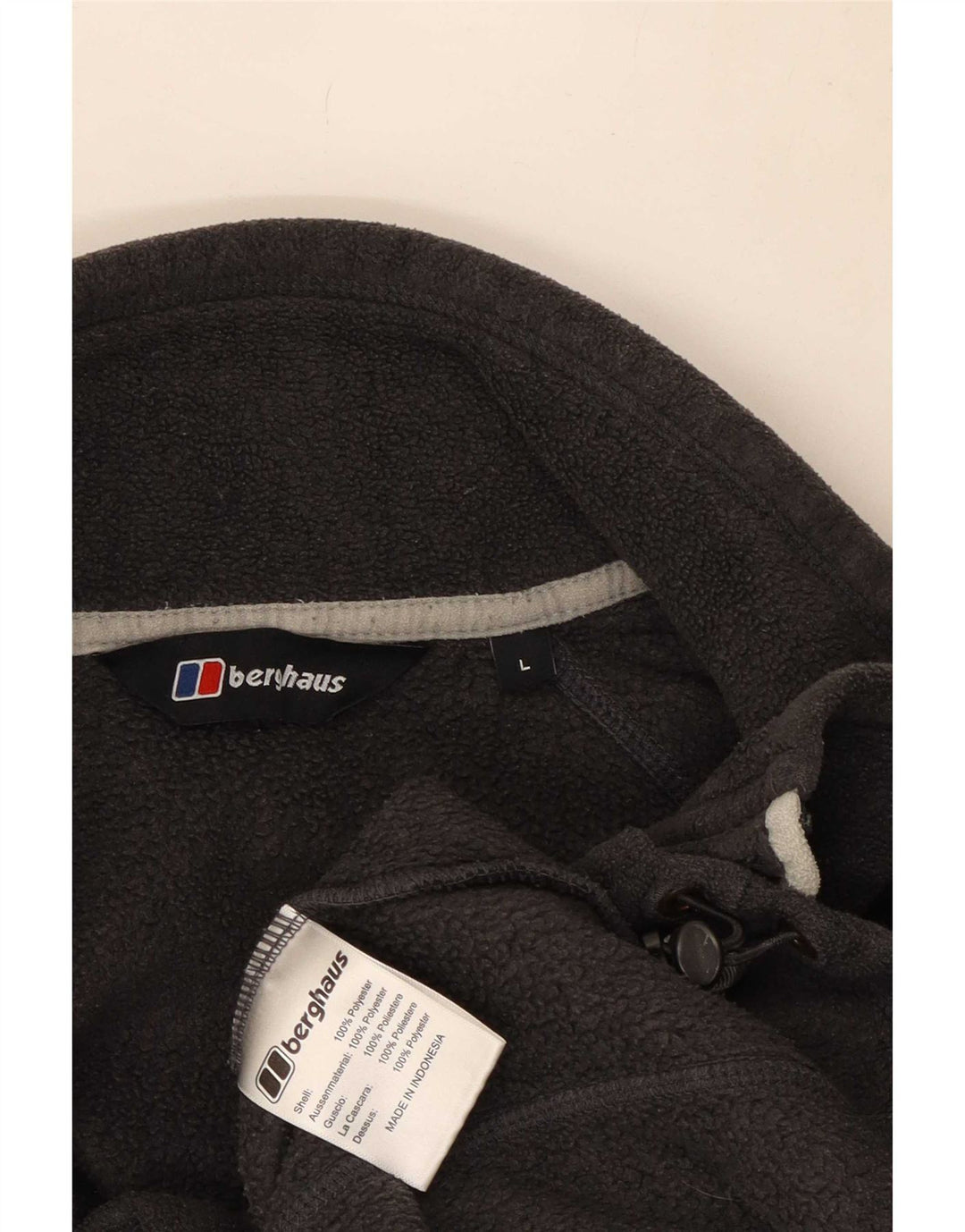 Berghaus Herre Fleecejakke UK 40 Stor Grå Polyester