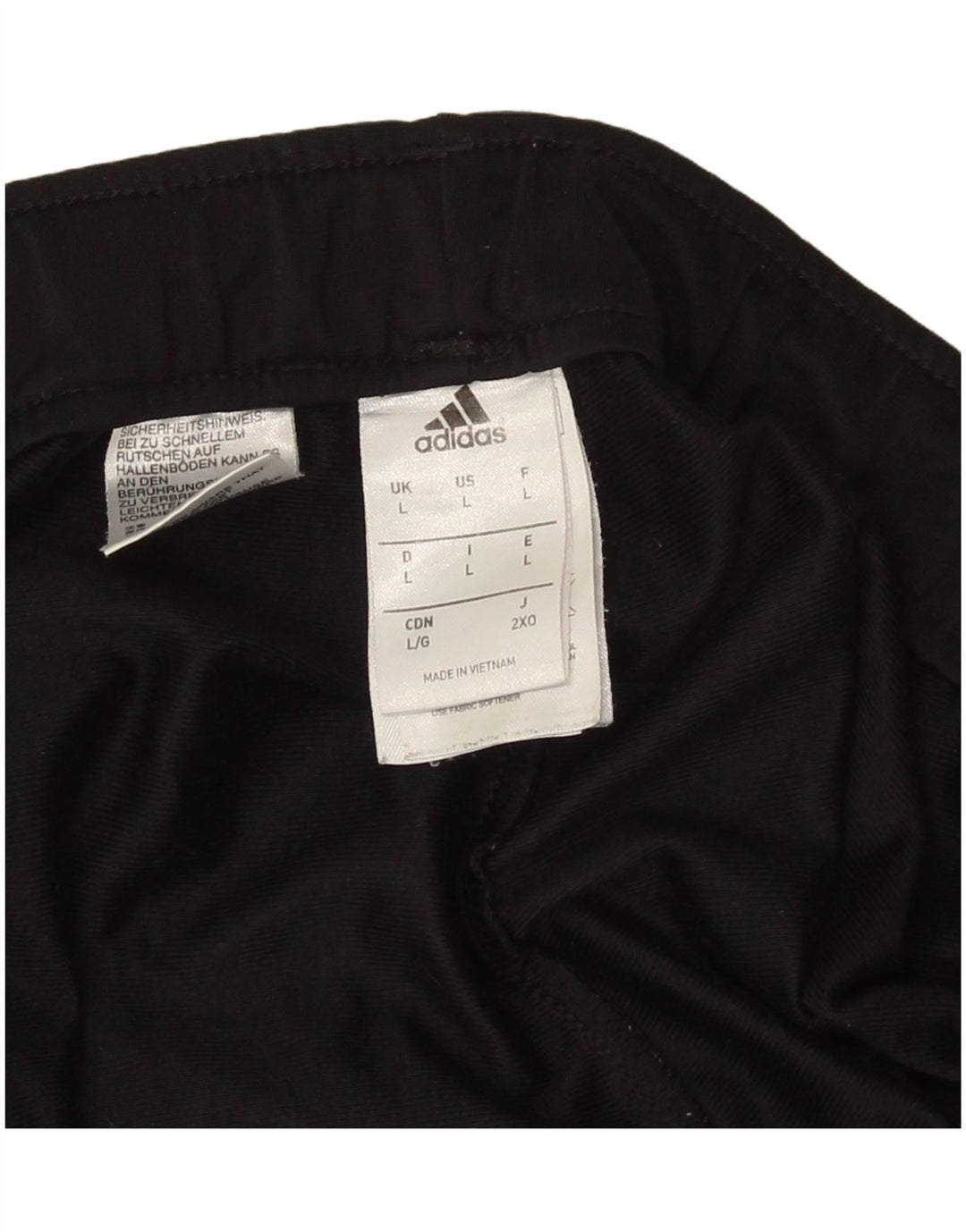 Adidas Træningsdragt til mænd Joggers Large Sort Polyester