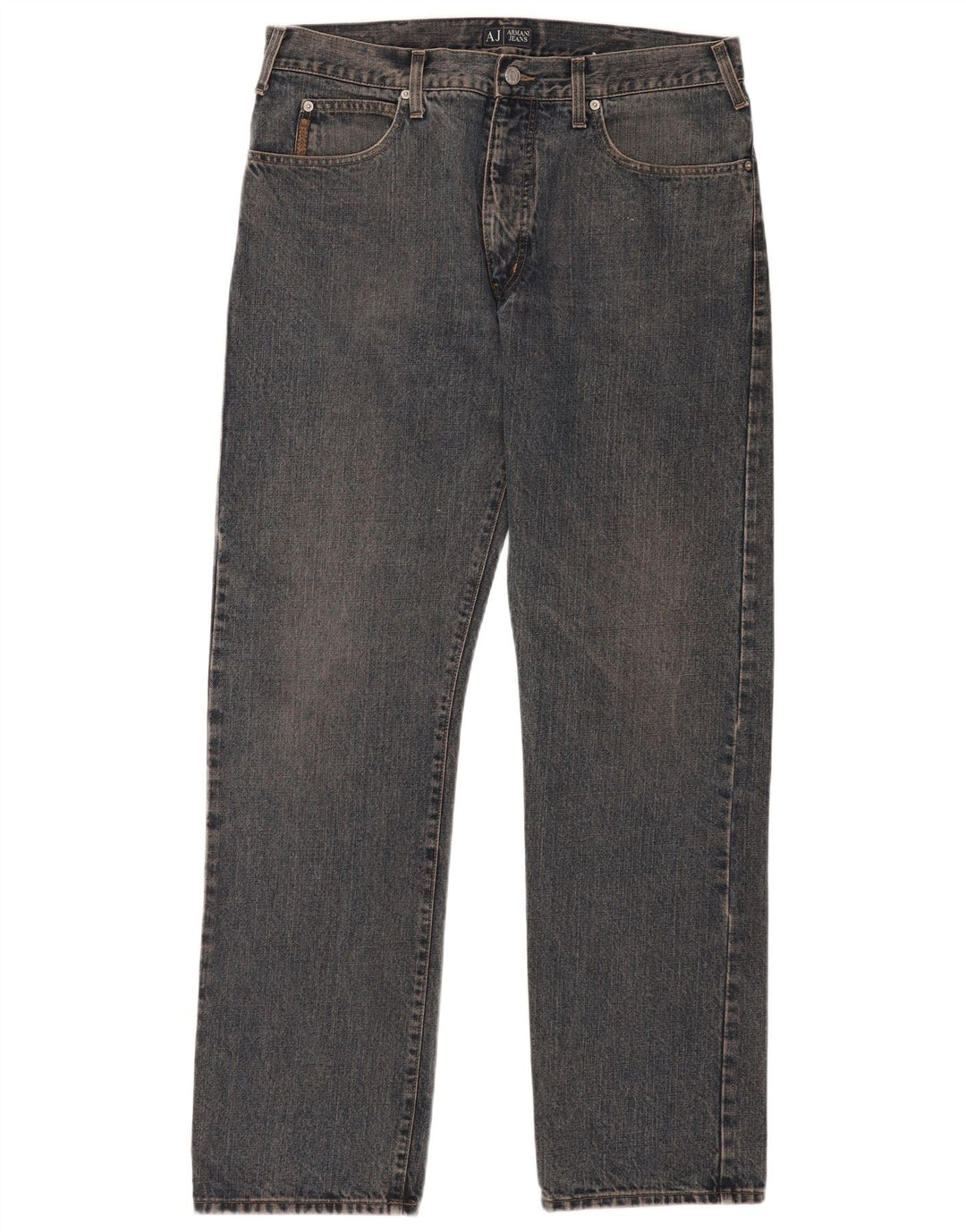 Armani Straight Jeans til mænd W38 L33 Blå Bomuld