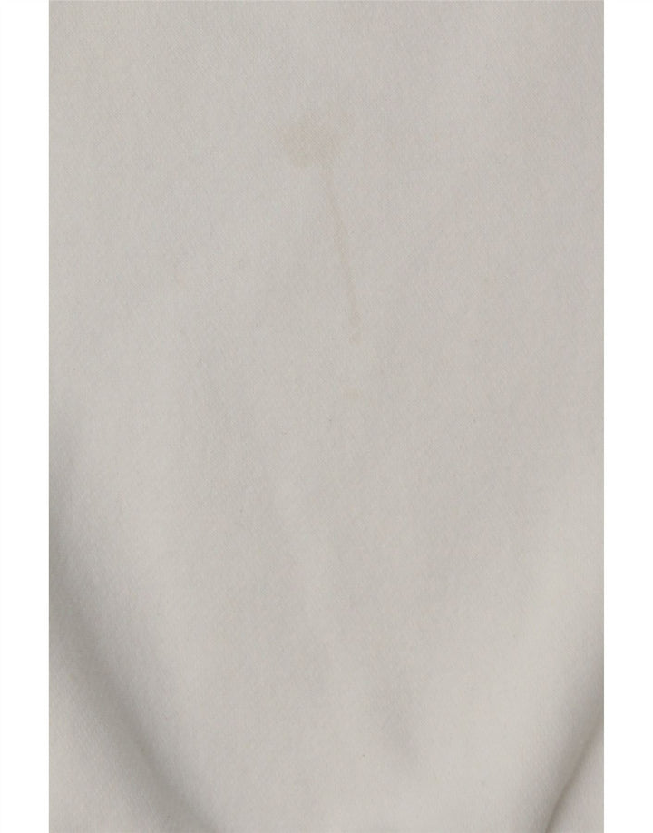 Adidas grafisk sweatshirt til mænd, stor hvid colourblock bomuld