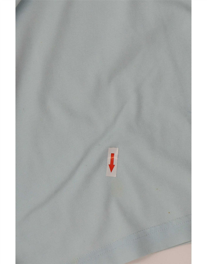 North Sails Herre grafisk T-shirt Top Medium Blue Colourblock Bomuld
