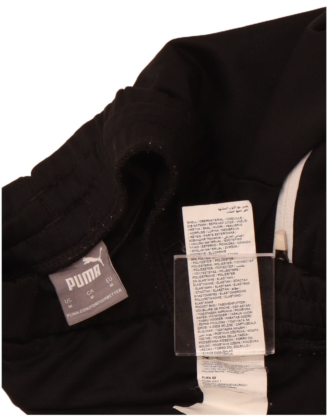 PUMA Træningsdragt til mænd Joggers Medium Sort Polyester