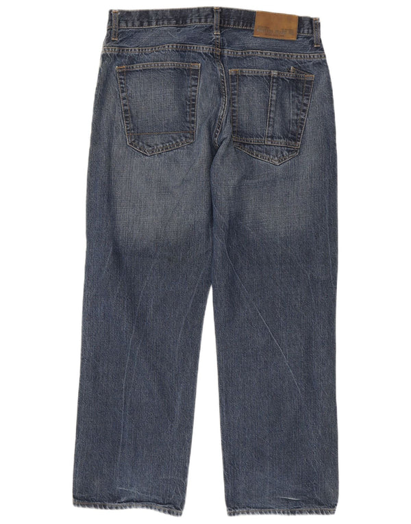 Nautica Straight Jeans til mænd W34 L30 blå bomuld