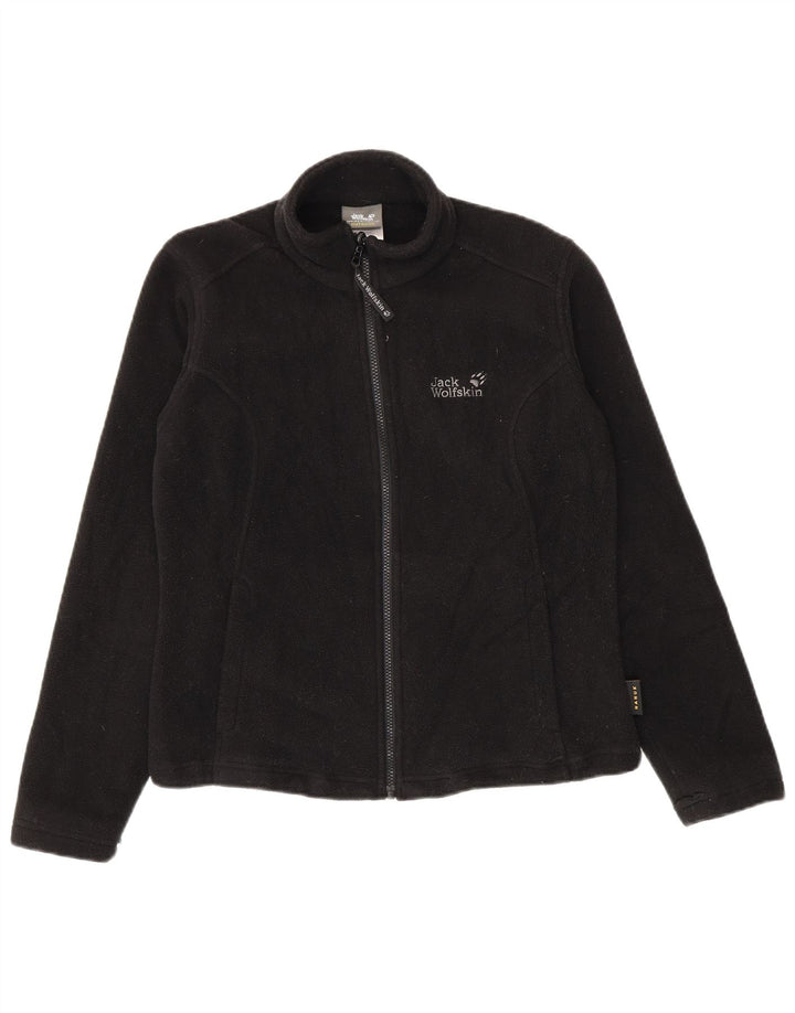Jack Wolfskin Dame Liner Fleecejakke UK 12/14 Medium Black Polyester