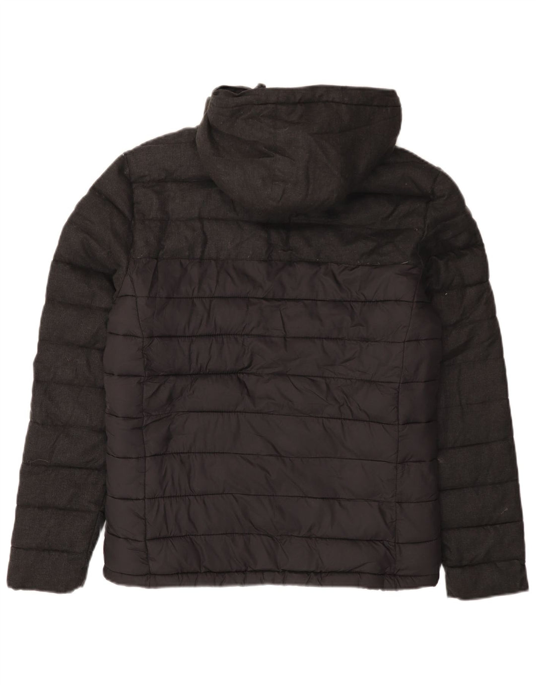 Superdry Herre hættepolstret jakke UK 38 Medium Grey Nylon