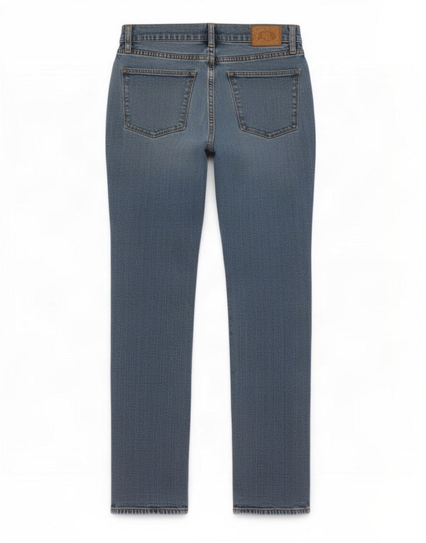 Ralph Lauren Dame Slim Jeans US 8 Medium W30 L30 Blå Bomuld