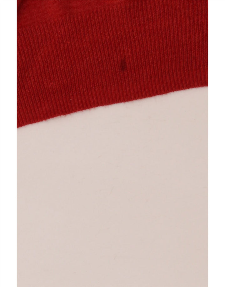 Superdry Herre sweater med rund hals, stor rød bomuld